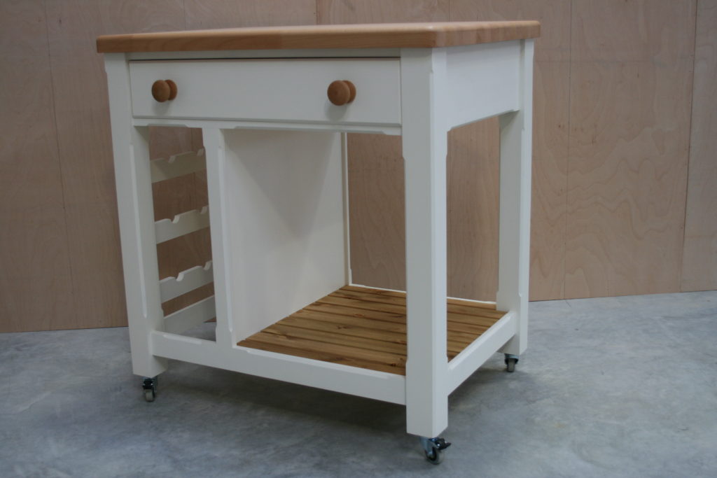 Butchers Block Trolley for Kitchens, Devon, UK