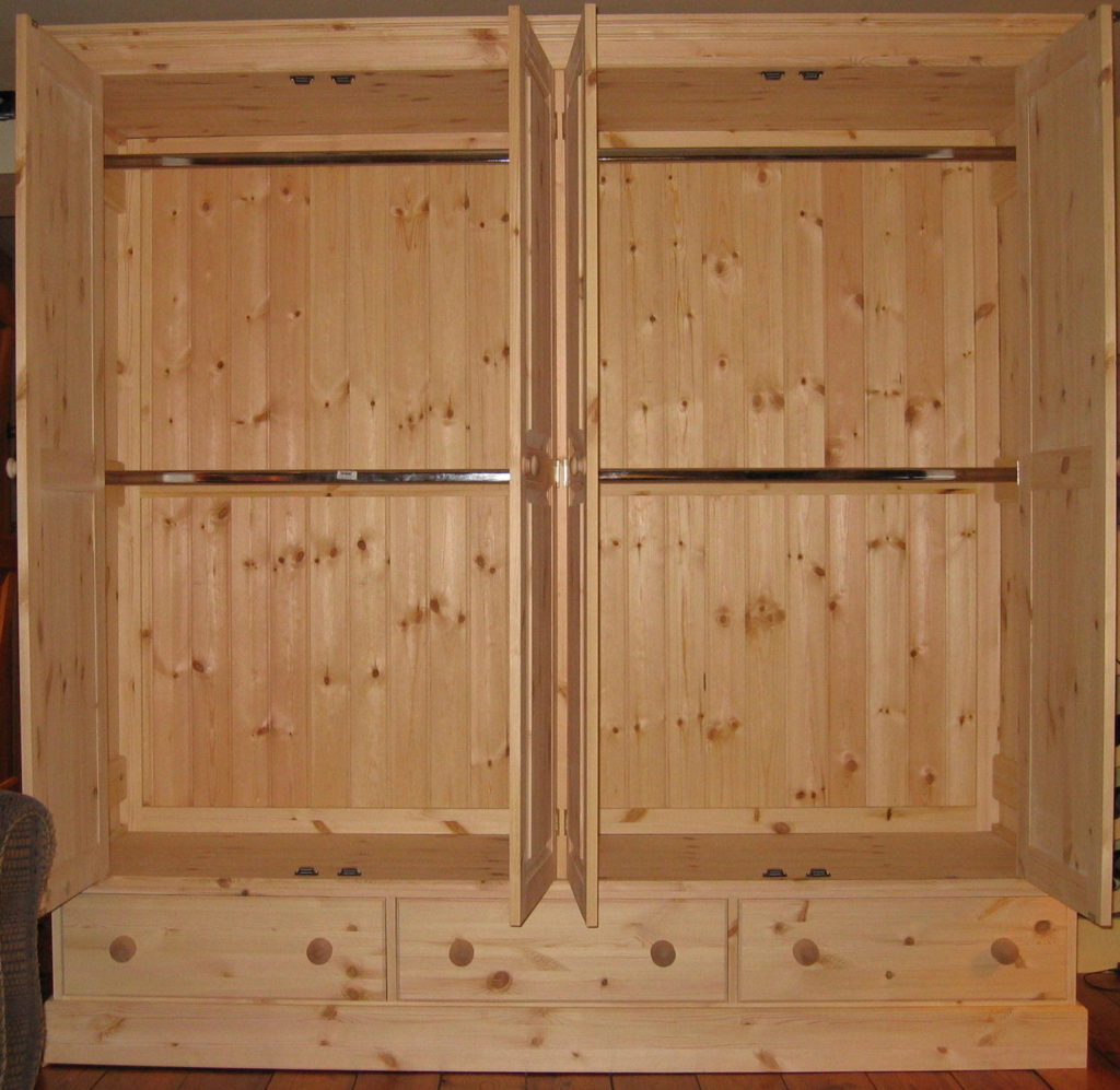 Quad doors open
